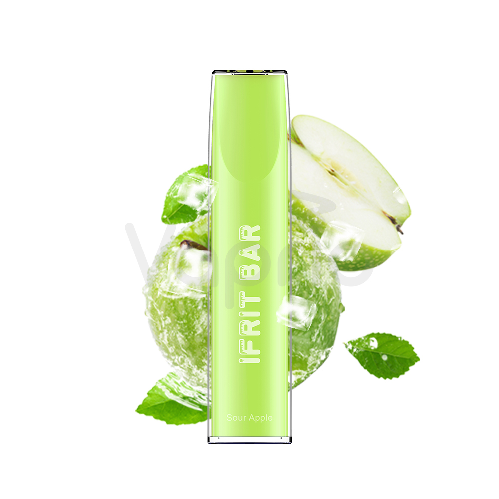 IFRIT BAR Sour Apple jednorázová e-cigareta