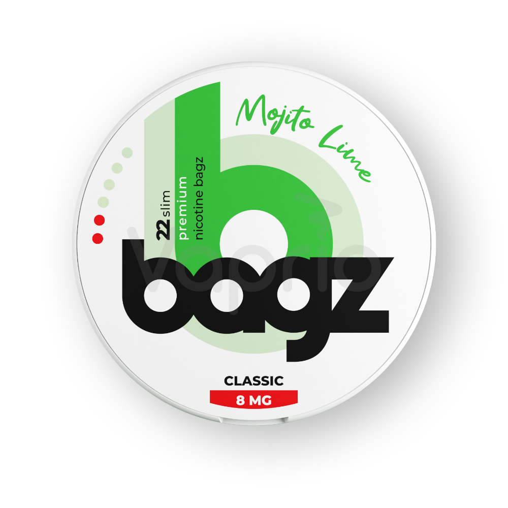 Bagz MOJITO LIME (Mojito a limetka) 8mg - Nikotinové sáčky