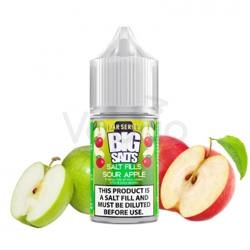 Big Salts - Kyselé jablko (Sour Apple) Shake and Vape