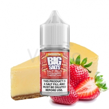 Big Salts - Jahodový cheesecake (Strawberry Cheesecake) Shake and Vape