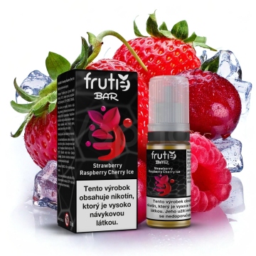Frutie BAR Juice - Chladivá jahoda, malina, čerešňa (Strawberry Raspberry Cherry Ice)