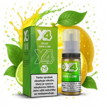 X4 Bar Juice - Citron a limetka (Lemon and Lime)