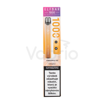Elf Bar 1000 elektronická cigareta - Chladivý ananás (Pineapple Ice) 20mg