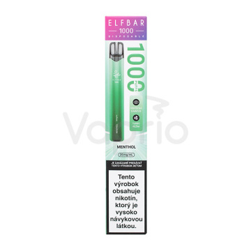 Elf Bar 1000 elektronická cigareta - Mentol (Menthol) 20mg