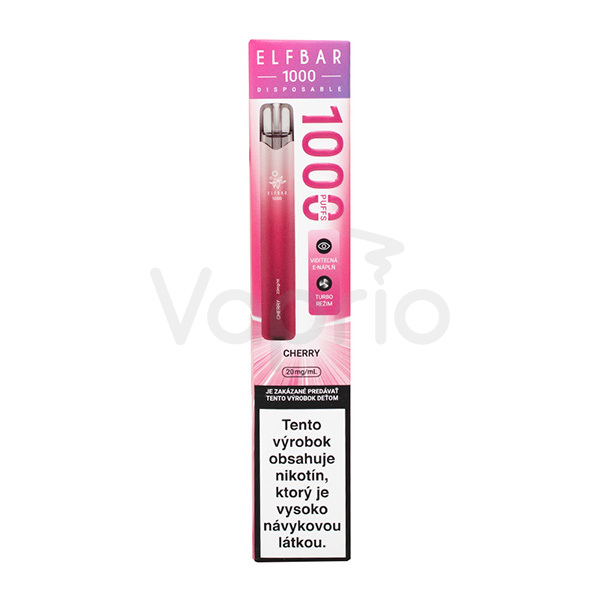 Elf Bar 1000 elektronická cigareta - Čerešňa (Cherry) 20mg