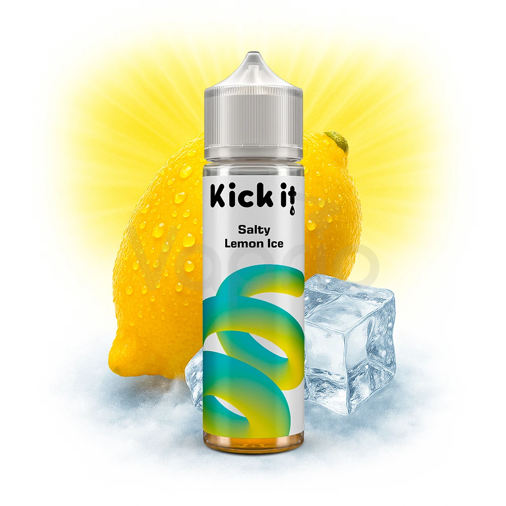 Kickit Chladivý slaný citrón (Salty Lemon Ice) - Shake and Vape