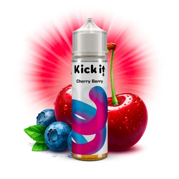 Kickit Čerešňa a čučoriedka (Cherry Berry) - Shake and Vape