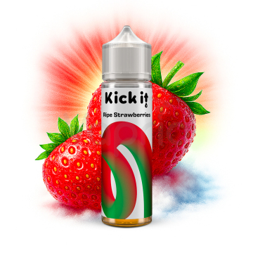 Kickit Zrelé jahody (Ripe Strawberries) - Shake and Vape