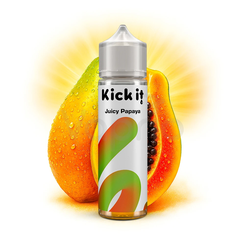 Kickit Šťavnatá papája (Juicy Papaya) - Shake and Vape