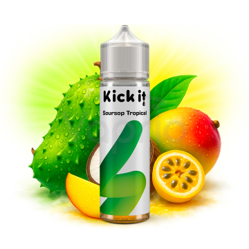 Kickit Tropická graviola (Soursop Tropical) - Shake and Vape