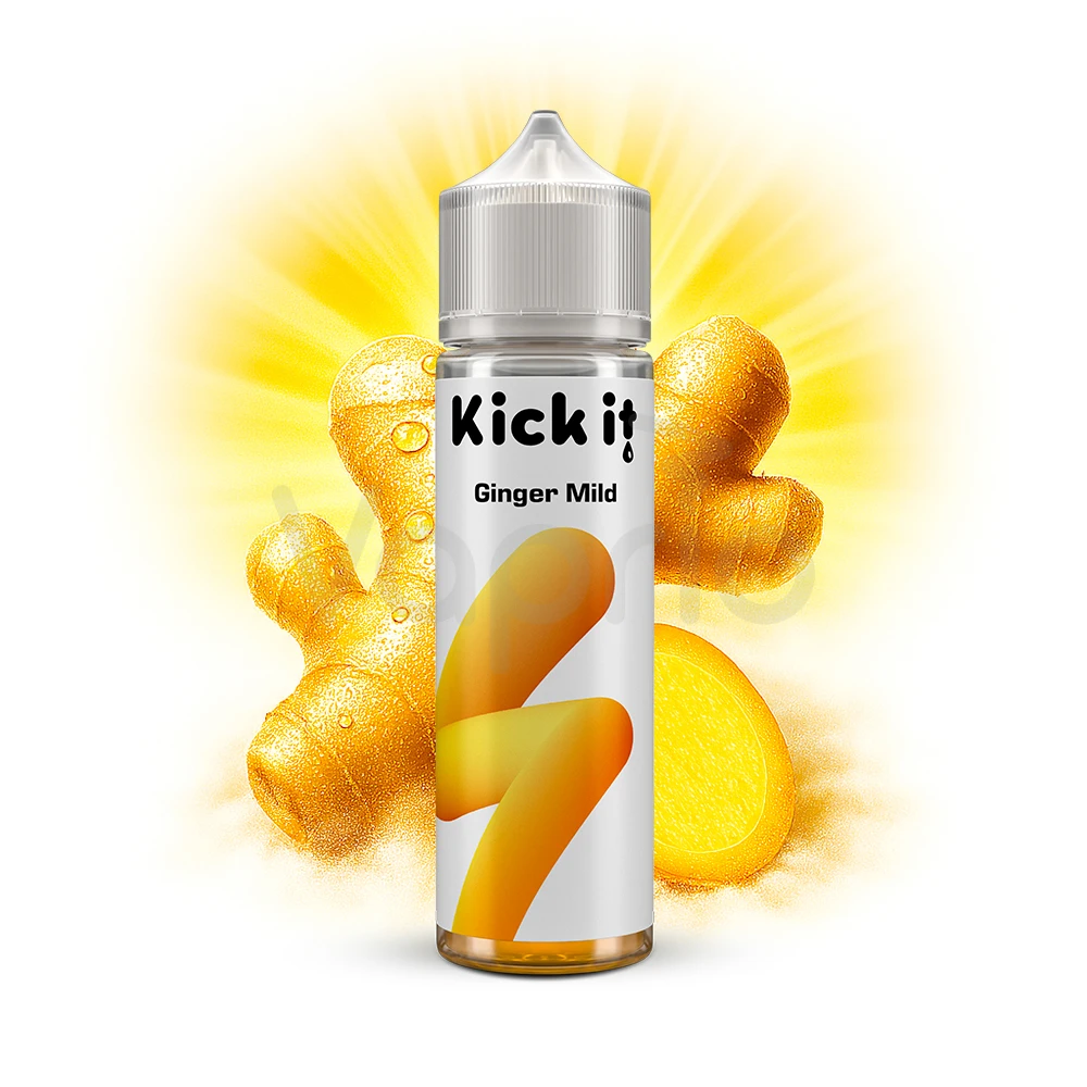 Kickit Jemný zázvor (Ginger Mild) - Shake and Vape