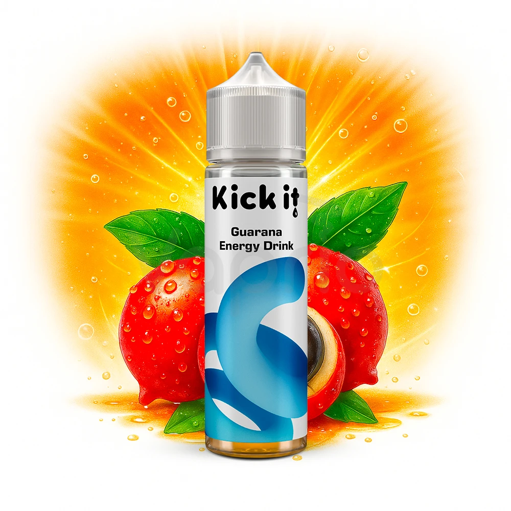 Kickit Energetický nápoj a guarana (Guarana Energy Drink) - Shake and Vape