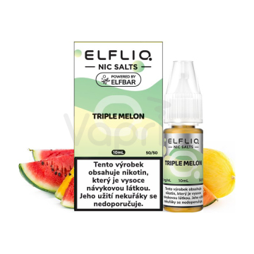 ELFLIQ Nic SALT - Trojitý meloun (Triple Melon) 10ml