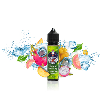 Space Lab - Juicy Mercury (Chladivé dračí ovoce, mango, broskev) Shake and Vape