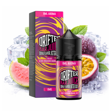 Drifter Bar Juice S&V 6ml - Kiwi Passionfruit Guava Ice (Ledové kiwi, marakuja a guava)