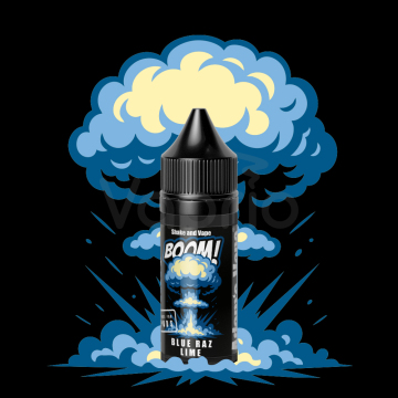 Adams Vape BOOM! Series S&V - Blue Raz Lime (Modrá malina a limetka)