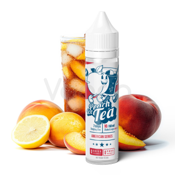 Adams Vape American Series S&V - Peach Ice Tea (Ľadový broskyňový čaj)
