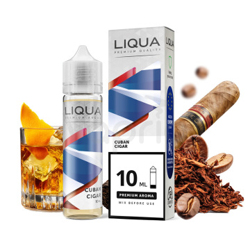 Liqua Mix&Go - Cuban Cigar (Cigarový tabak)