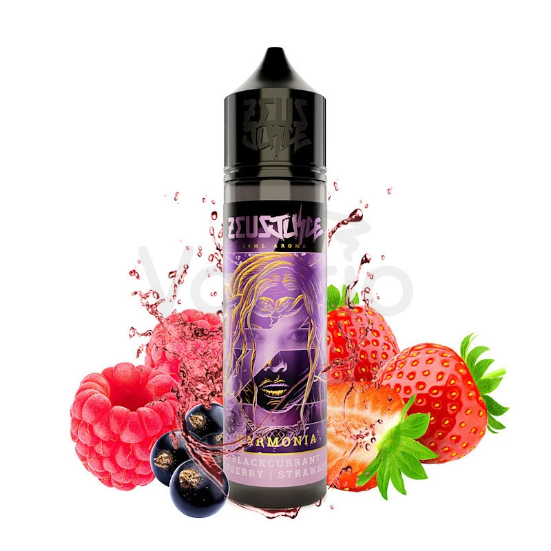 Zeus Juice S&V - Harmonia (Černý rybíz s malinou a jahodami)