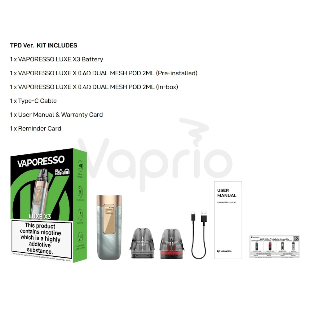 Vaporesso LUXE X3 sada